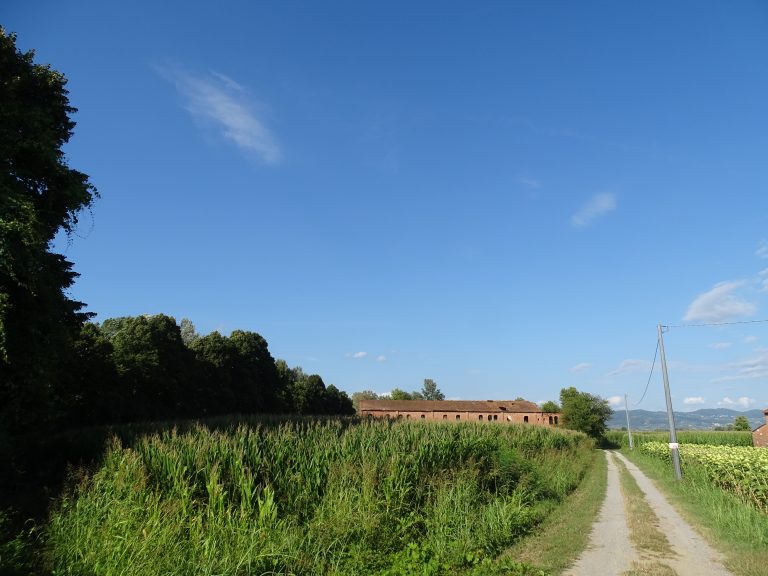Veduta della sigaraia e della campagna circostante
