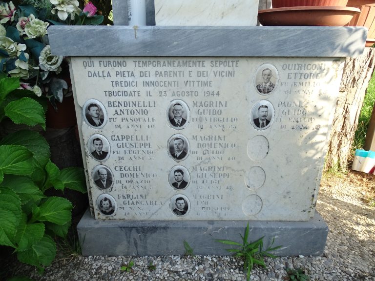 Dettaglio della lapide
