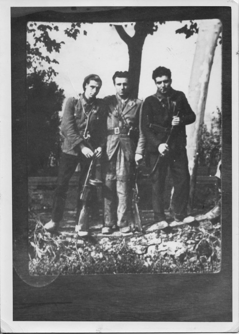 Tre partigiani della Bozzi a Careglia ottobre 1944