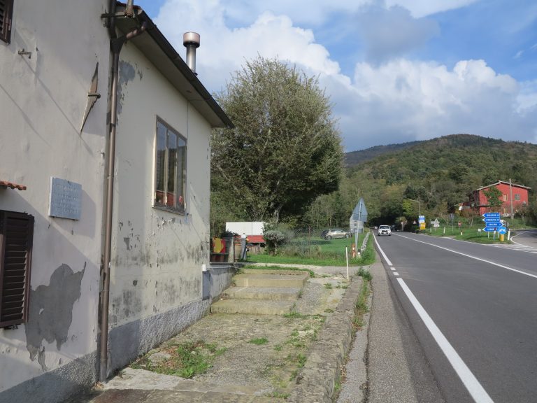 La Targa lungo la Strada Statale Porrettana SS64