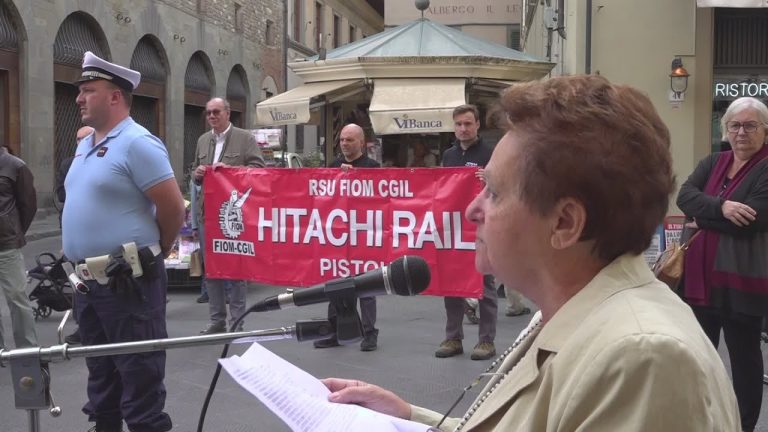 La figlia di Ugo Schiano, Siria, parla in occasione della commemorazione del 16 ottobre 2023 (tratto da https://www.youtube.com/watch?v=phOdeJL29d8)