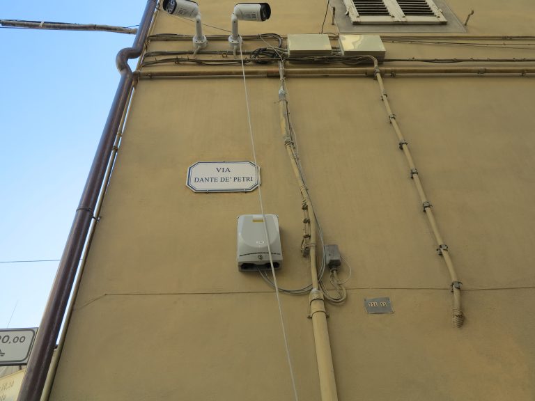 La via intitolata a De Petri